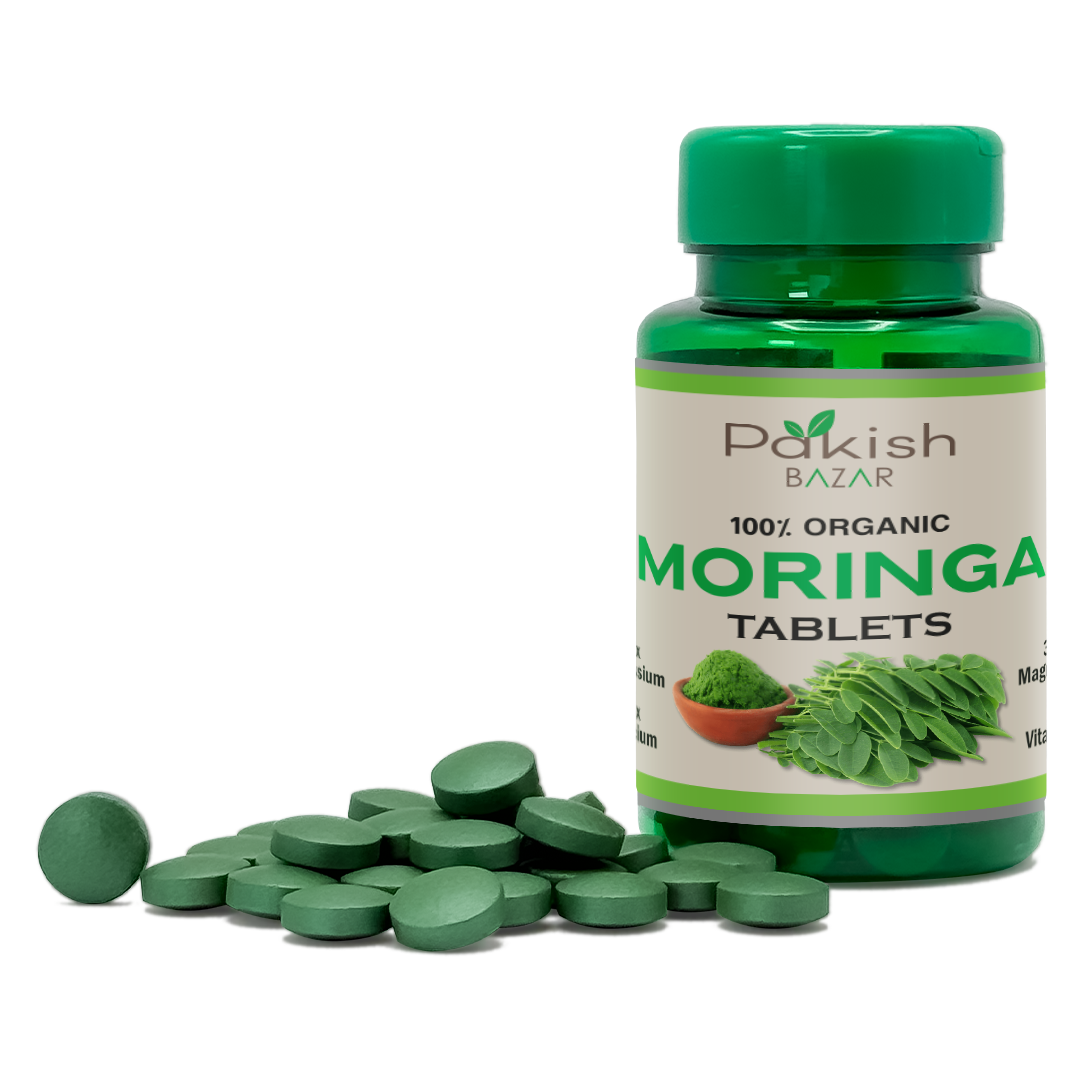 100% Herbal Moringa Tablets (60) - Premium Quality, Best Price In Pakistan